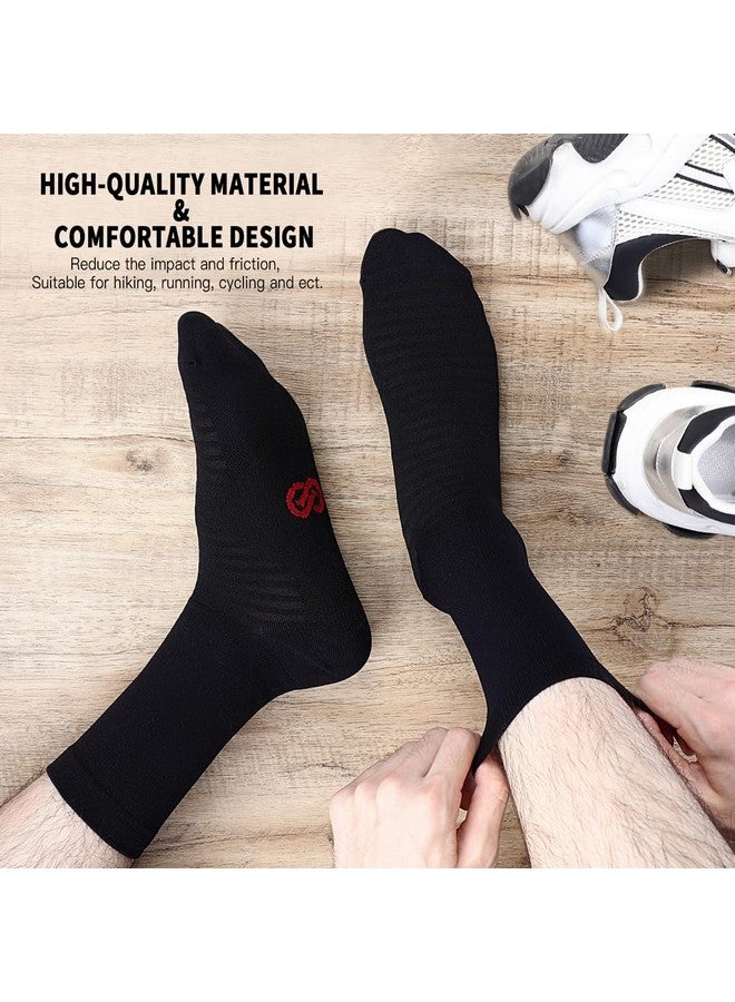 PAPLUS Compression Athletic Crew Socks (6 Pairs) for Men & Women - Image 4