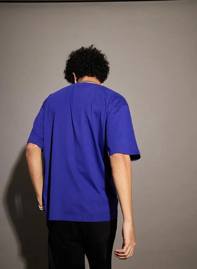 Mascln Sassafras Dust Graphic Print Oversized T-Shirt