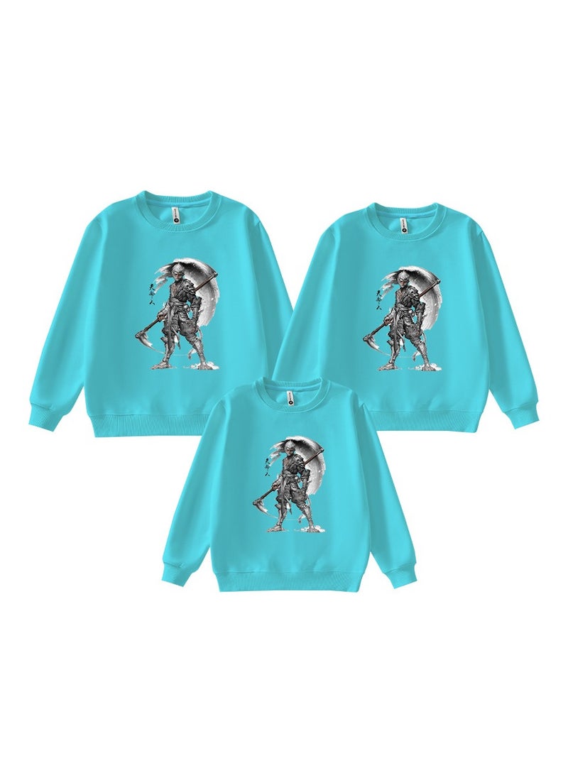 MQD Black Myth Wukong Printed Parent Child Hoodie 