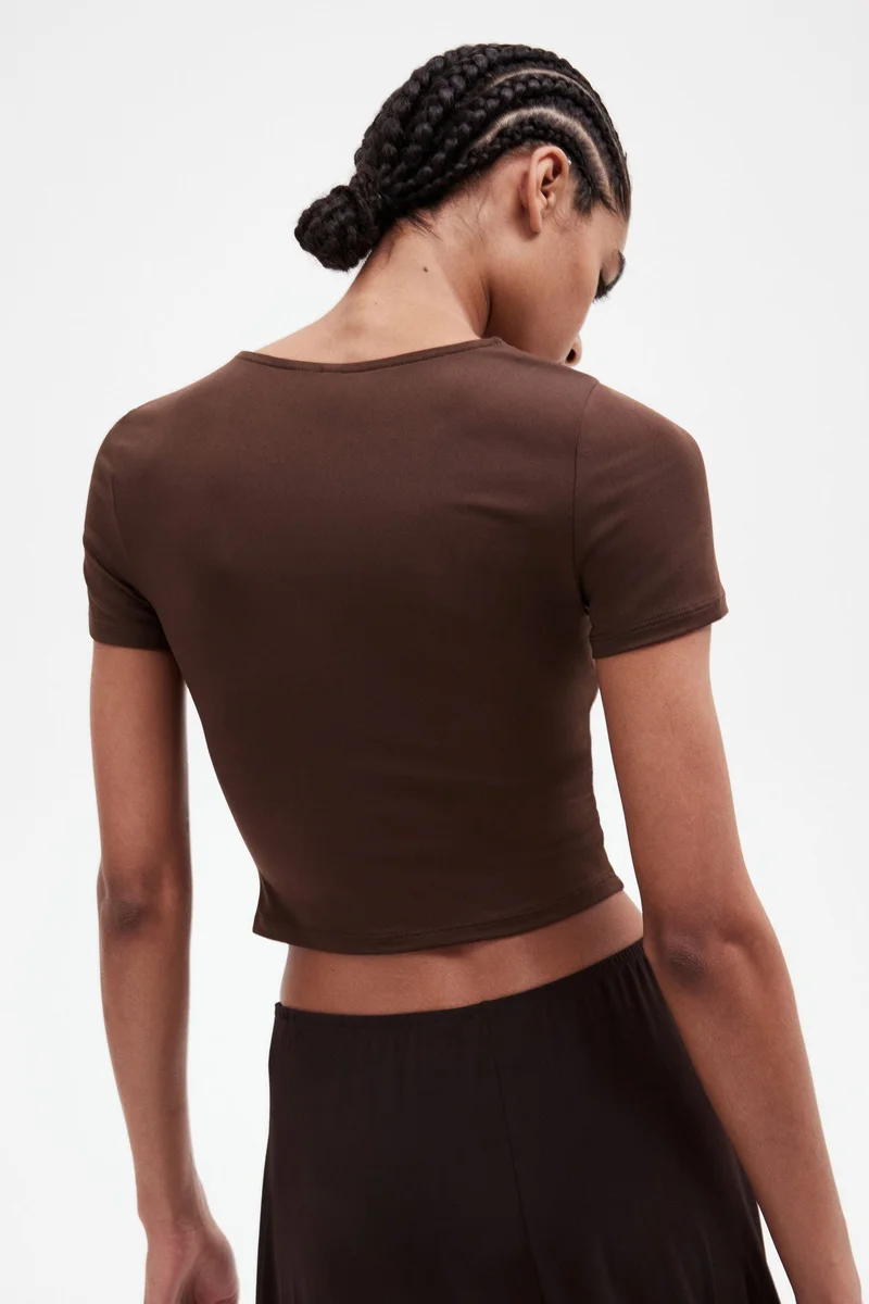 اتش اند ام Draped T-shirt