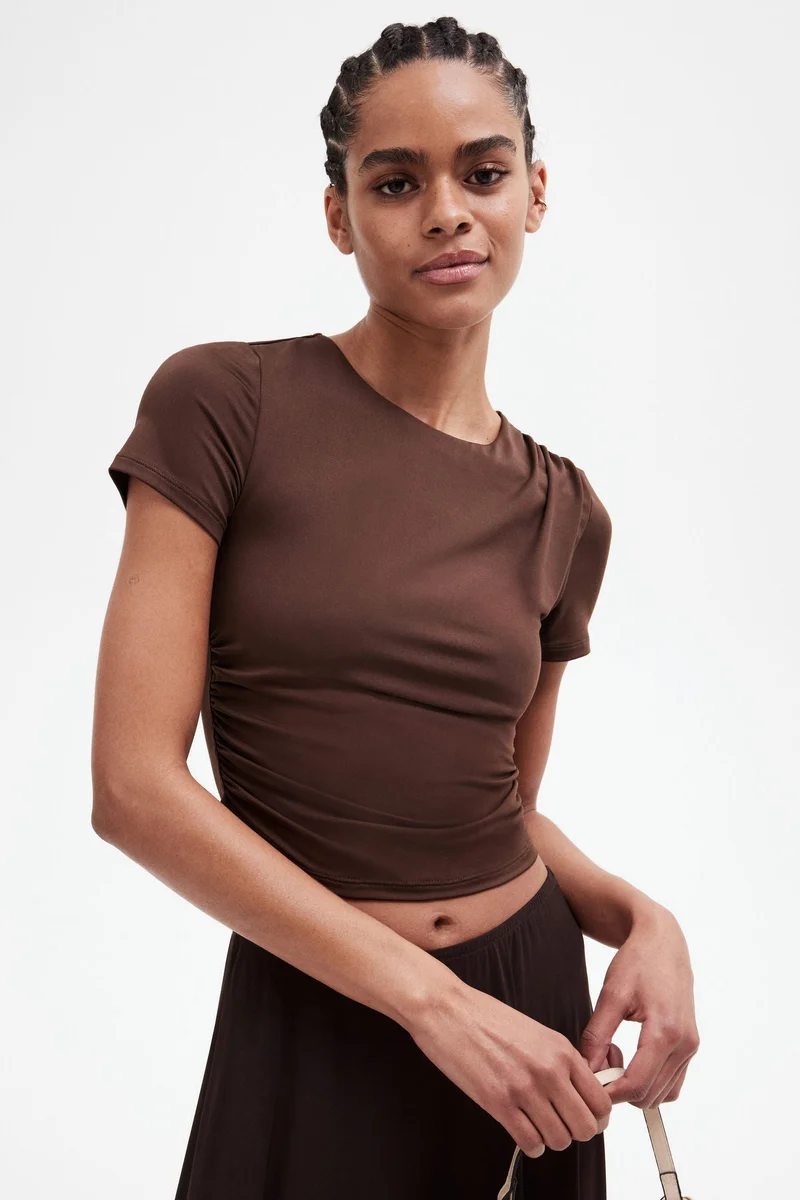 H&M Draped T-shirt
