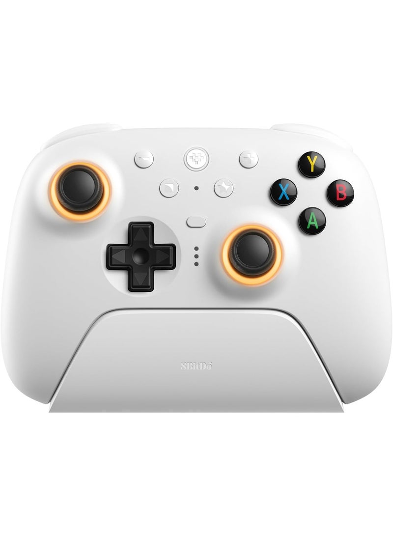 8Bitdo Ultimate Bluetooth Switch Pro Controller with Charging Dock, Wireless Gamepad with Hall Effect Sensor Joystick for Switch/Windows,Remote Motion Control/Vibration/Turbo with Carry Bag - Image 1