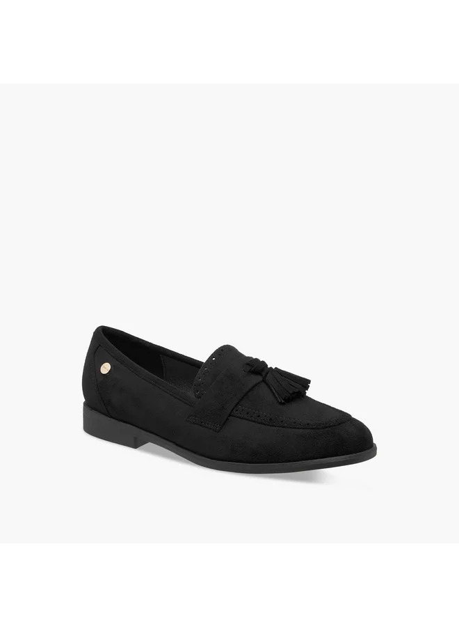 سيليست Women's Tassel Accent Slip-On Loafers