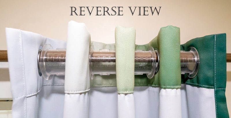 Curtain Perfect فواصل الستار (صغيرة) - صناديق الستائر - فواصل الستائر - إكسسوارات الستار - الطيات - Image 4
