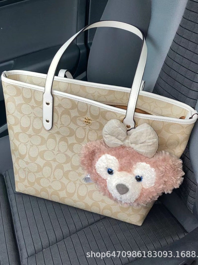 2022 New Women'S Bag Classic Old Flower Zipper Shopping Bag Pvc Portable Mommy Tote Bag Shoulder Tote Bag - Image 2