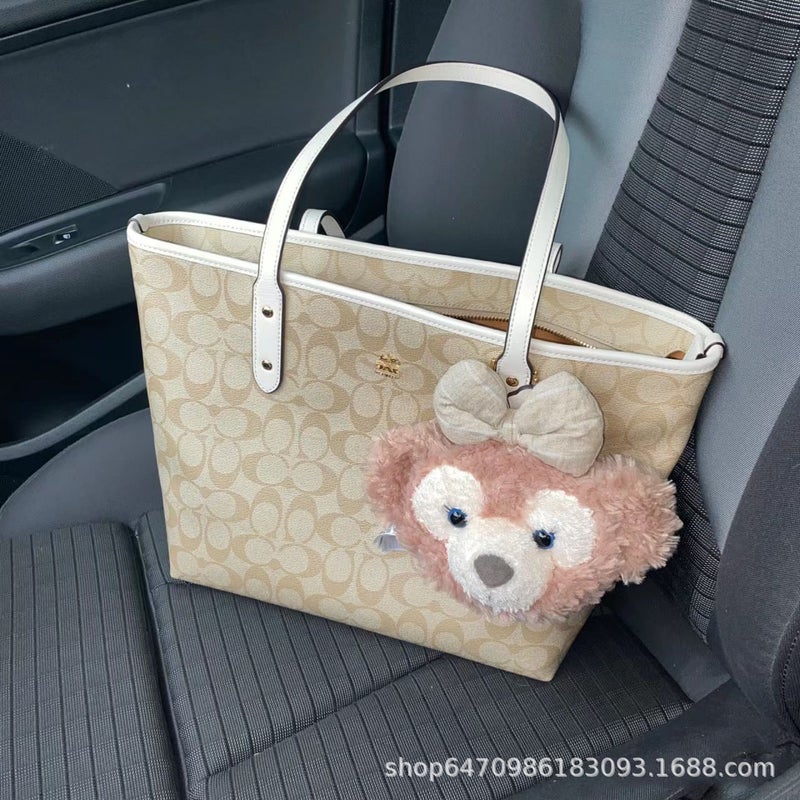 2022 New Women'S Bag Classic Old Flower Zipper Shopping Bag Pvc Portable Mommy Tote Bag Shoulder Tote Bag - Image 1
