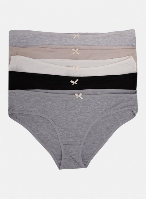 Pack of 5 Colored Bikini Panties