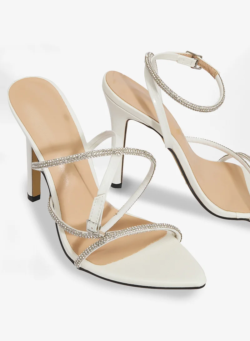 Ella Limited Edition Silver heeled_sandals for Women | Best Price UAE