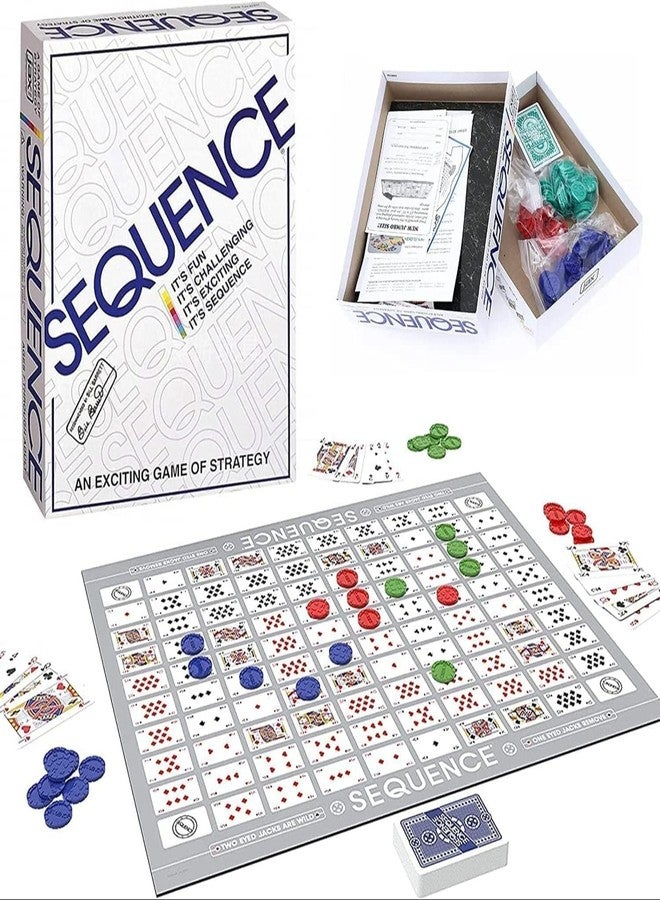 Fezeedi The Original Sequence, Strategy Game, Card Game, Board Game for Kids, Adults, Families, Educational, 2 to 12 Players, Family Fun, Activity Toy for Childrens, Gift Set for Kid, Ages 7+Year - Image 2