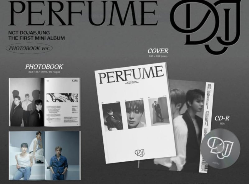 BITGAARIM NCT DOJAEJUNG Perfume 1st Mini Album Photobook Ver+Folded Poster - Image 2