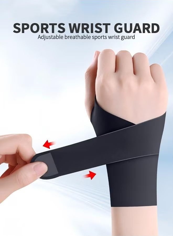 1 Pair Wrist Brace, Ulnar Wrist Brace Ultra-Thin Elastic for TFCC Tear, Wrist wraps Repetitive Wrist Use Injury, Wrist Support for Carpal Tunnel Pain & Tendonitis Relief, Fits Both Wrists - Image 2