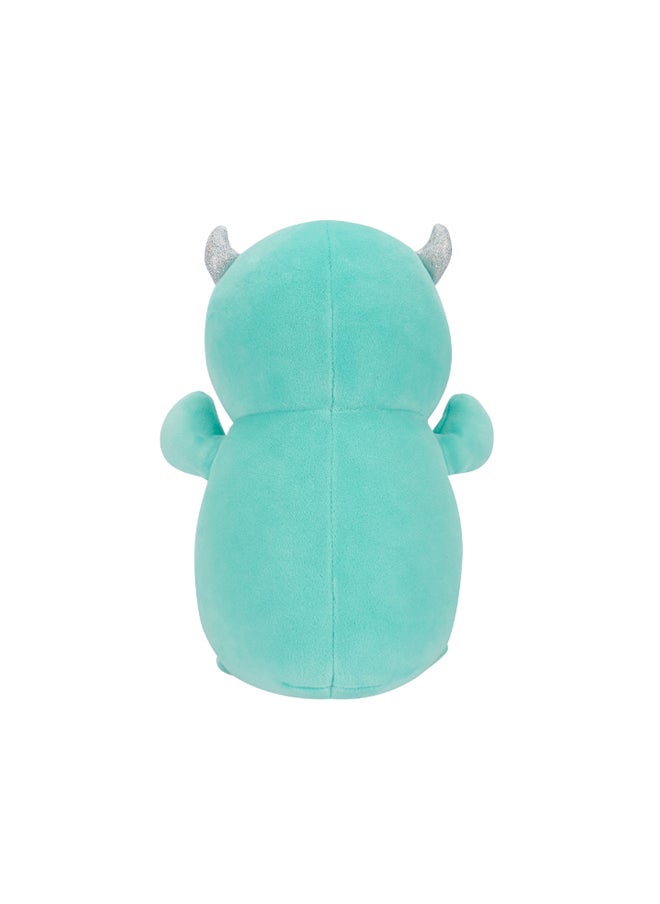 Squishmallows 14 inch Teal Yeti w/Snowflake HugMee , Officially Licensed Kellytoy Plush Toy, Colorful Soft Toy, Gift for Kids, Girls & Boys Washable Squishy Stuff Toy Multicolor All Age  - Image 4