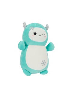Squishmallows 14 inch Teal Yeti w/Snowflake HugMee , Officially Licensed Kellytoy Plush Toy, Colorful Soft Toy, Gift for Kids, Girls & Boys Washable Squishy Stuff Toy Multicolor All Age  - Image 2