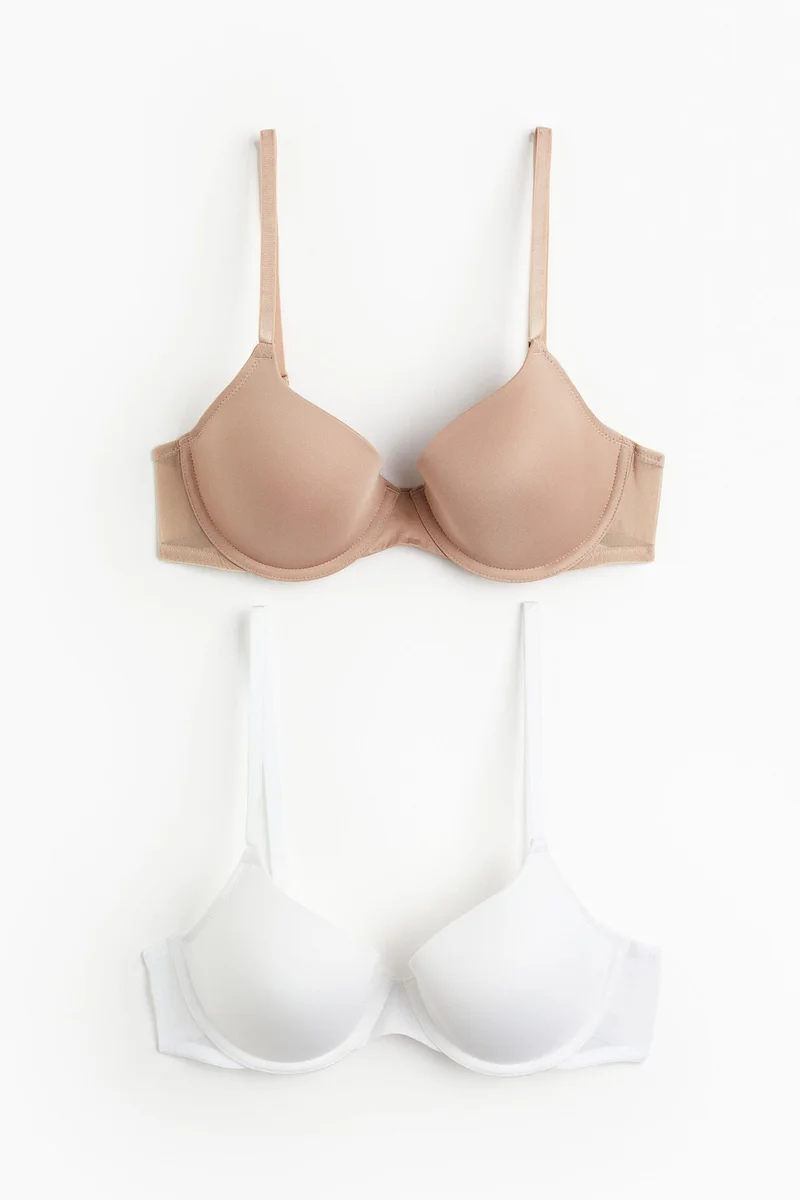 H&M 2-pack padded underwired bras