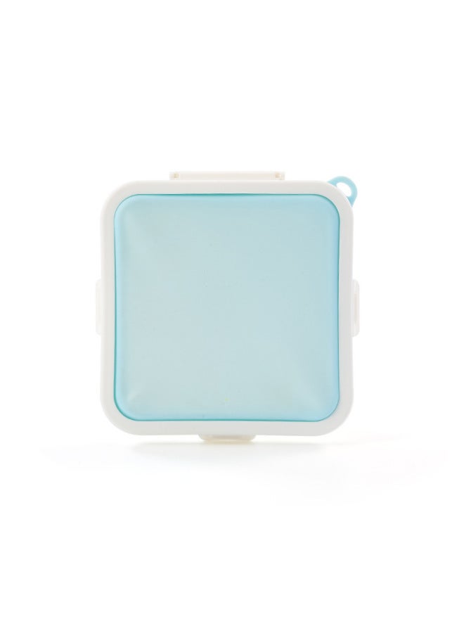 Sandwich Toast Lunch Box Outdoor Portable Lunch Box Student Office Lunch Box Household Lunch Box-Specifications:Blue - Image 1