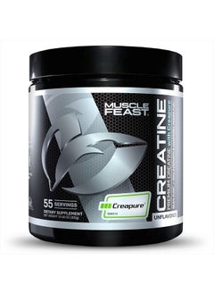 Muscle Feast Creapure Creatine Monohydrate Powder for Muscle Growth Nutritional_Supplement, Vegan Keto Friendly Gluten-Free Easy to Mix, Unflavored, 300g, 55.0 Servings (Pack of 1)  - Image 1
