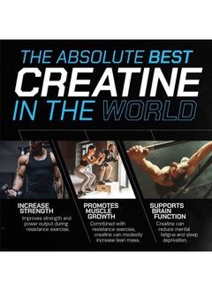 Muscle Feast Creapure Creatine Monohydrate Powder for Muscle Growth Nutritional_Supplement, Vegan Keto Friendly Gluten-Free Easy to Mix, Unflavored, 300g, 55.0 Servings (Pack of 1)  - Image 2