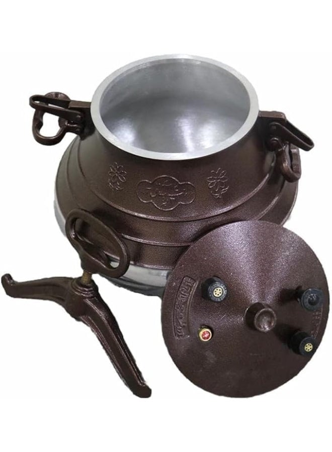 Pressure Cooker Secure Cookerware Aluminum Kitchen Accessories Afghan Is Characterized by Fast and Delicious Cooking (10L) - Image 4