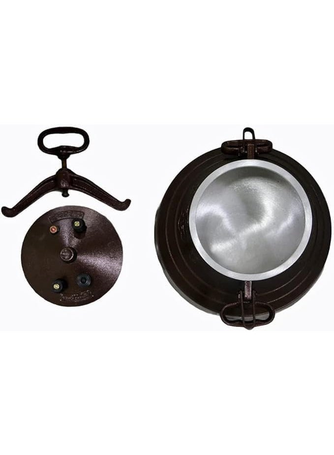 Pressure Cooker Secure Cookerware Aluminum Kitchen Accessories Afghan Is Characterized by Fast and Delicious Cooking (10L) - Image 3