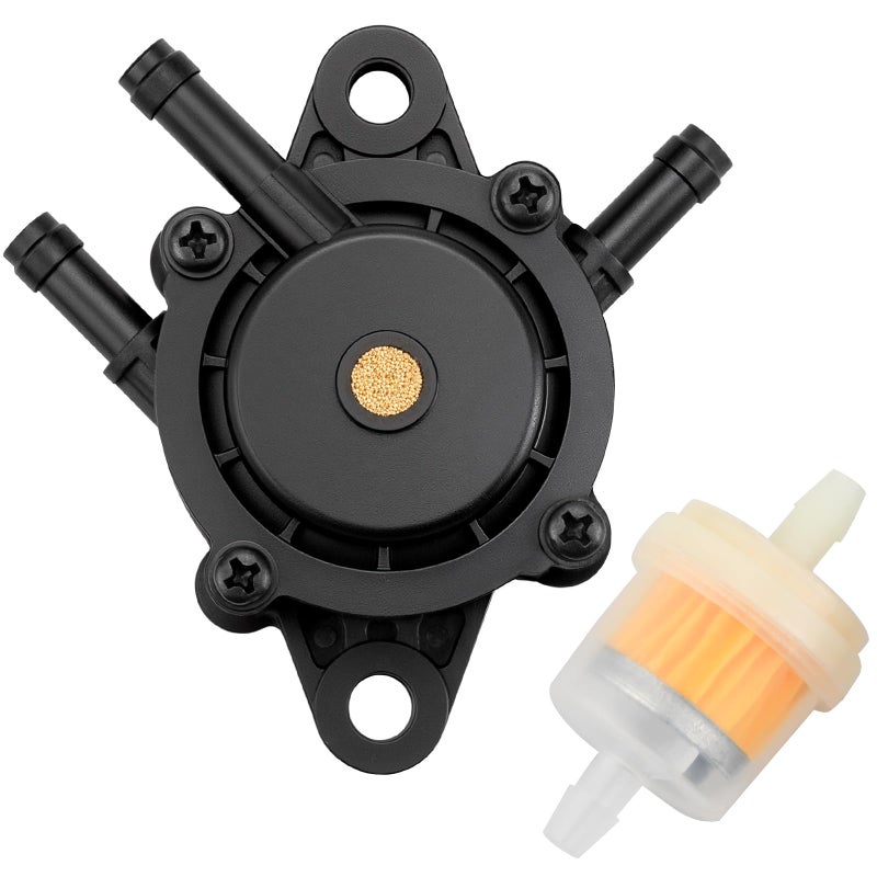 Fuel Pump for Kohler, Vacuum Fuel Pump with Fuel Filter for Kohler 17HP-25 HP Briggs and Stratton John Deere Honda Yamaha Small Engine Lawn Mower Tractor