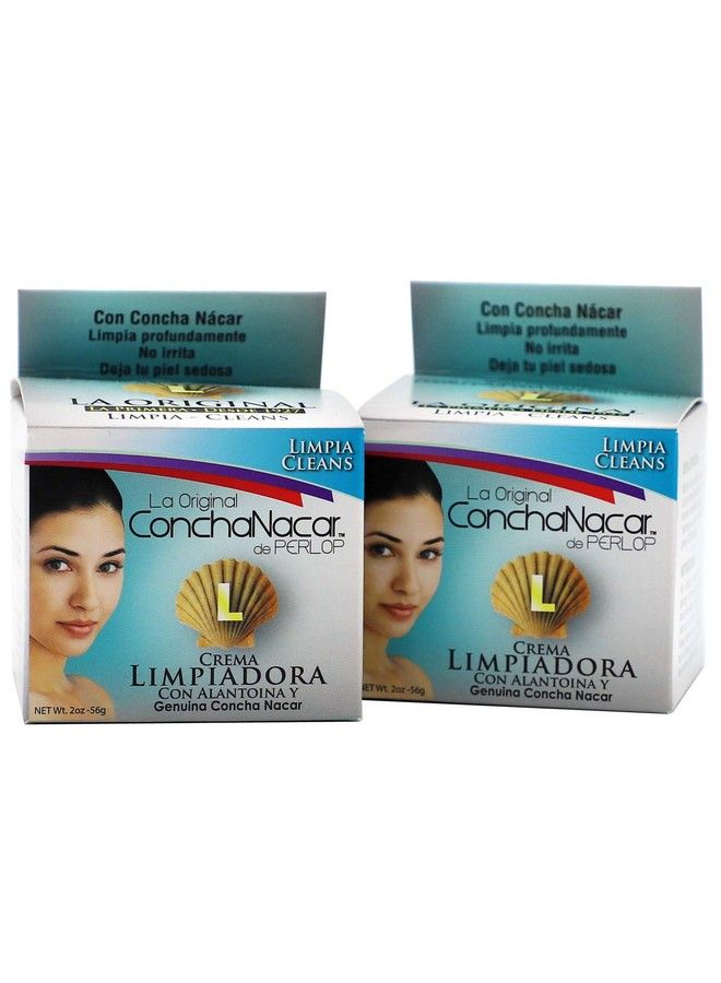 Concha Nacar Facial Cleanser By Perlop L All Skin Types 2Pack Of 2 Oz Jars - Image 3