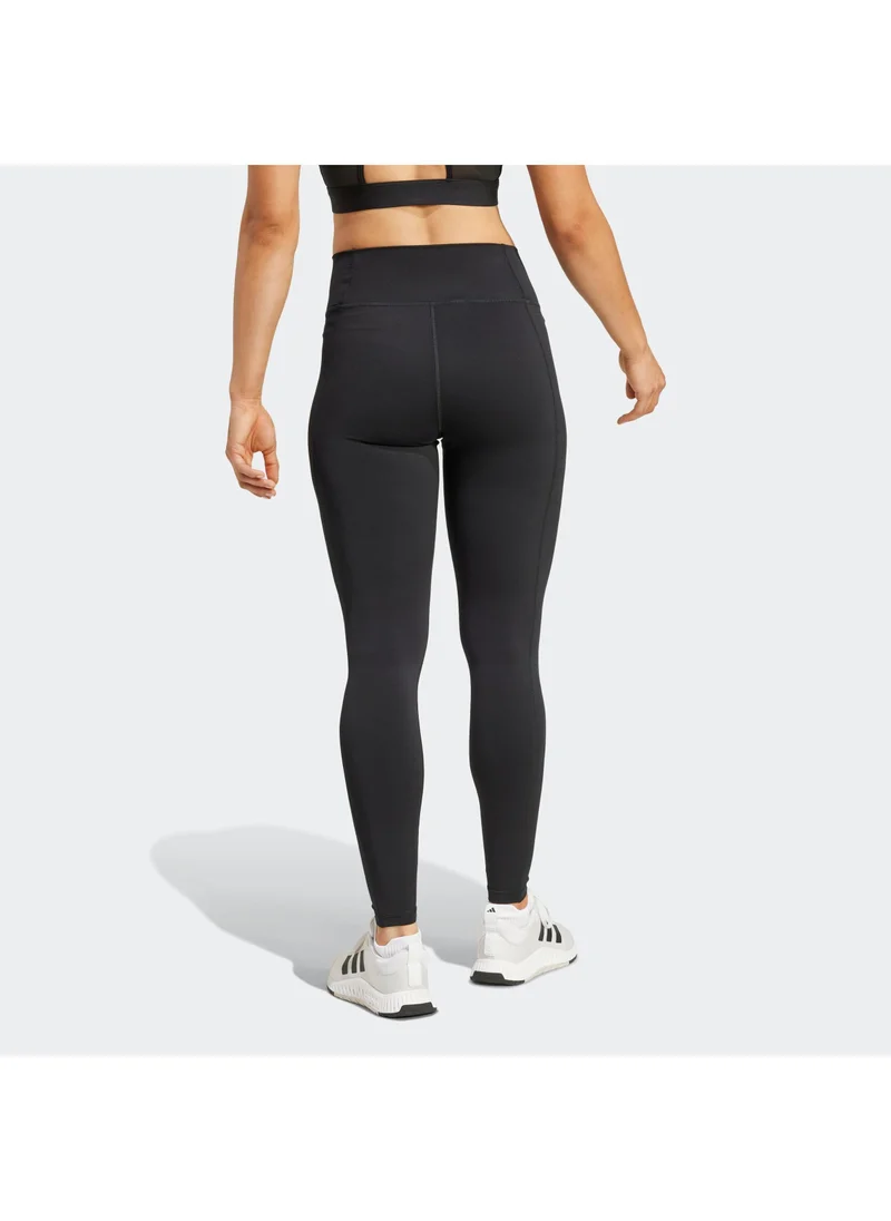Adidas train essentials big logo full length women leggings