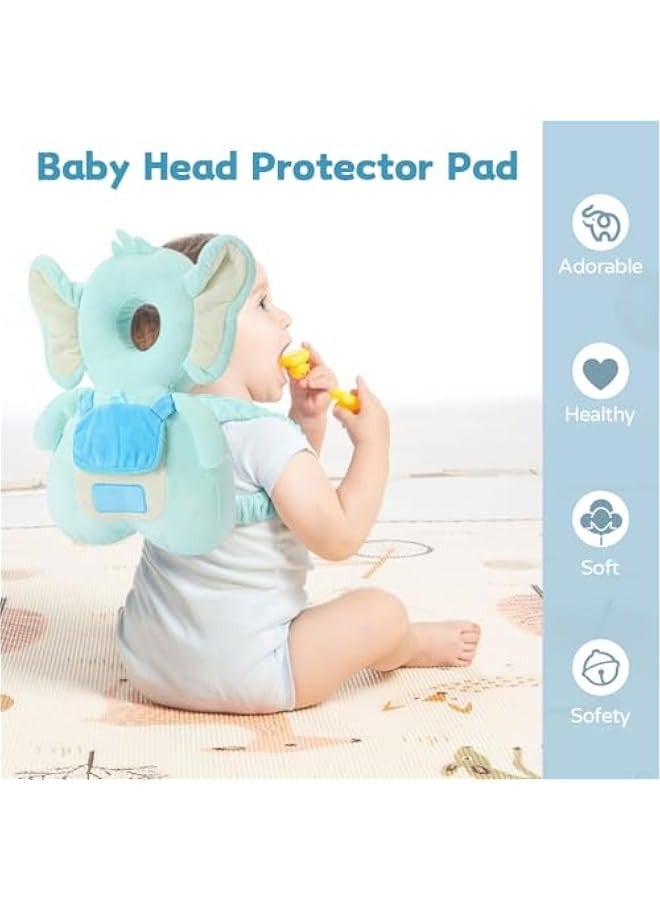 TRASSLE Baby Head Protector,Head Safety Protector Pad for Baby Toddler Walker,Infant Talking Head Protection Backpack Cushion,Baby Back Protection for Walking & Crawling  - Image 2