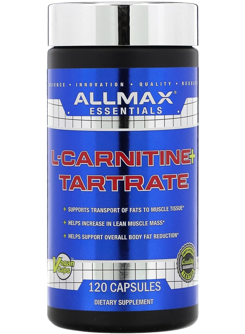 Allmax L-كارنيتين + تارترات، 120 كبسولة