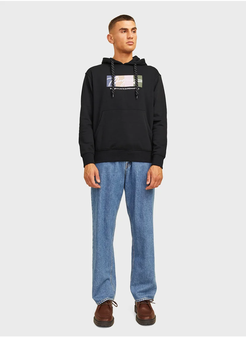 JACK & JONES Jorportland Logo Hoodie