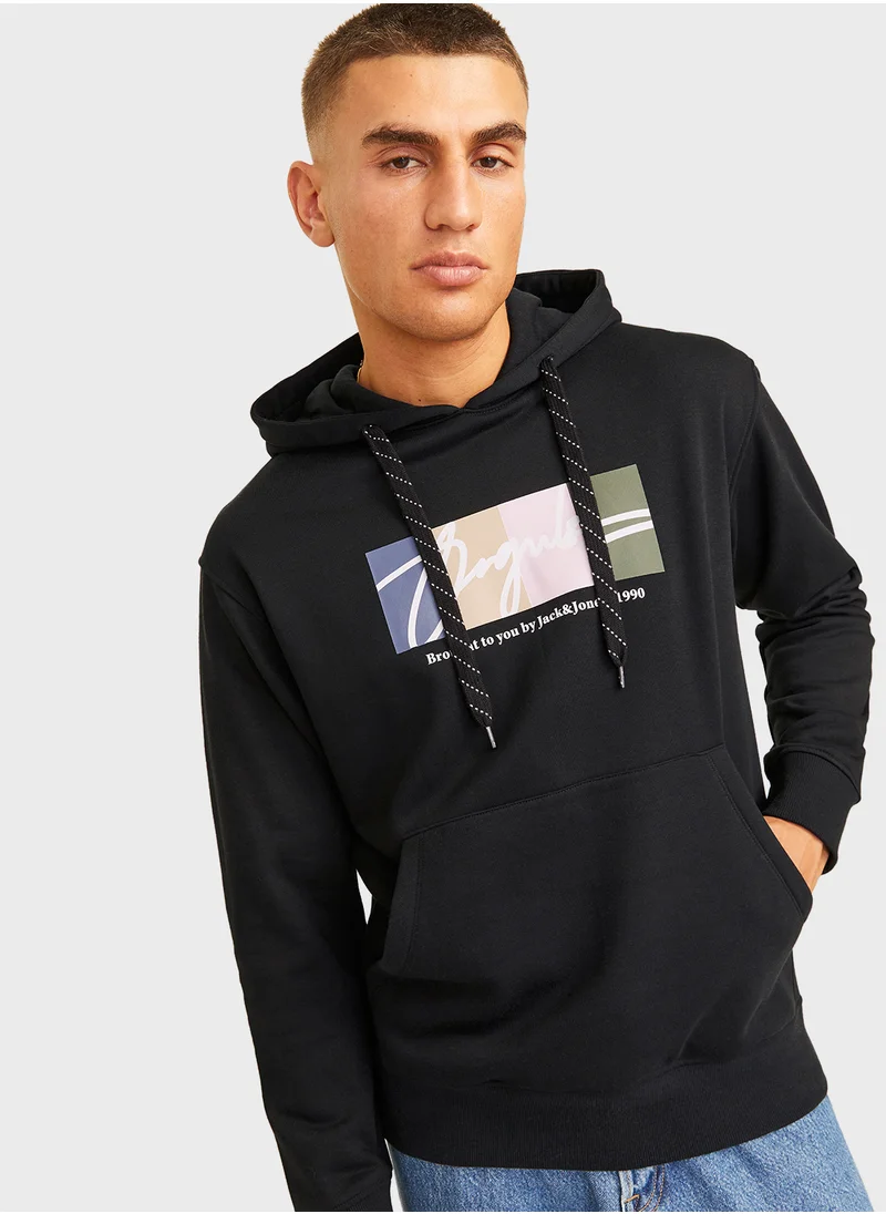 JACK & JONES Jorportland Logo Hoodie
