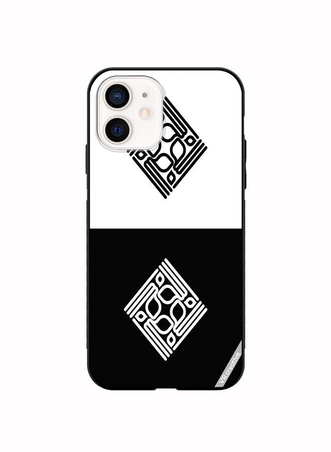 VR CREATIVE Protective Case Cover For Apple iPhone 12 mini Kufi Arabic Calligraphy Design Multicolour - Image 1