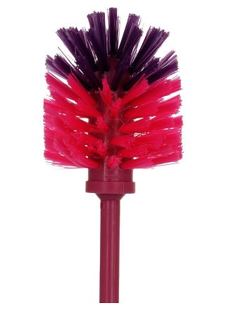 Aristo Aristo Plastic Toilet Brushes (8 cm x 8 cm x 42 cm, Red and Pink, Pack of 2)  - Image 4