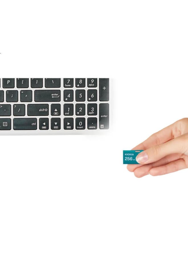 Kioxia 256Gb Usb Flash Drive, U301 Falcon Flash Series, Light Blue, Usb3.2 Interface - Image 3