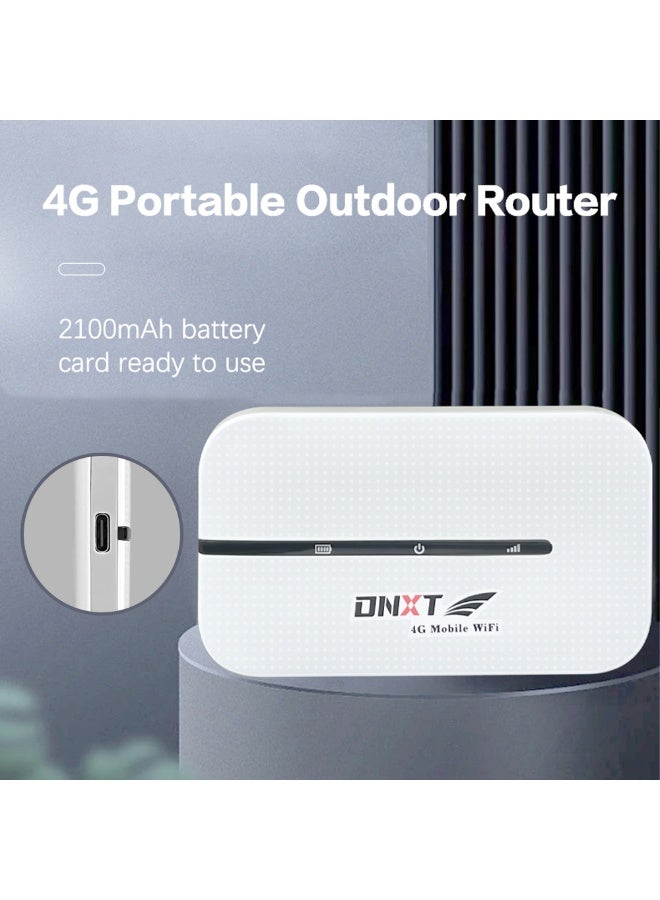 general 4G mobile WiFi router 150Mbps high-speed portable Eurasian travel WiFi modem with SIM card slot, up to 8 devices can be shared - Image 2
