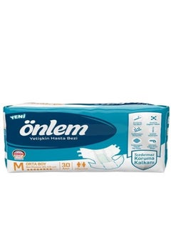 Onlem adult diapers with wetness indicator, size, medium, Turkish technology