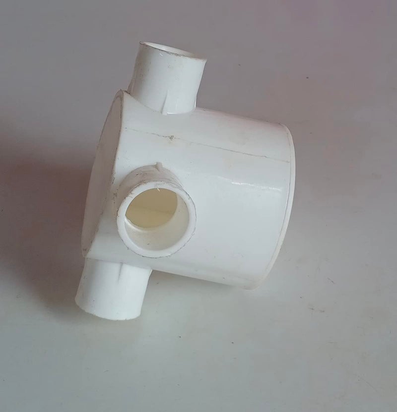 Electrical Junction Box 3 Way 34 Height 60 mm White 6 Pcs  - Image 5