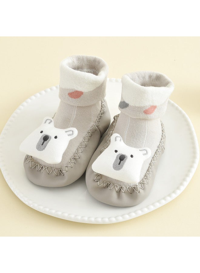 Bumblebee Baby Socks Thin Non-slip Sole Mid-crew Lace Walking Socks Indoor Floor Socks Infant Walking Socks - Image 2