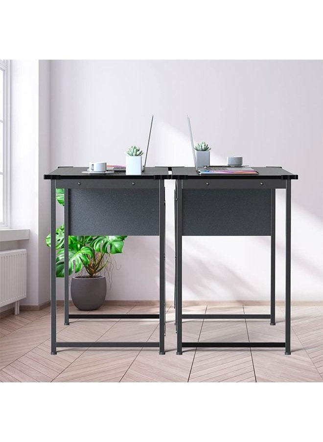 ZERIFAM - 100 x 50 cm Computer Desk Student Study Table Laptop Writing Desks with Storage Bag - Image 1