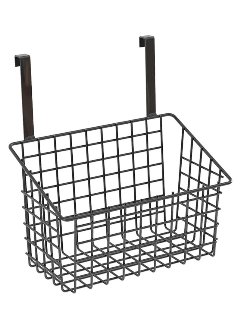 DubaiGallery Metal Storage Basket - Hangable Organizer for Kitchen, Bathroom & Dorm Essentials  - Image 1