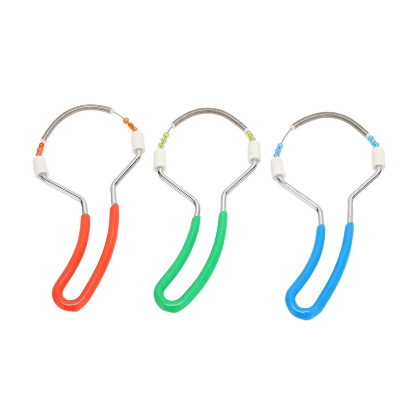 woobles Facial Hair Remover Women Hair Removal Spring 3 Pcs Portable Manual Hair Removal Tool Spring Threading Epilator for Upper Lip Chin Cheeks - Image 1