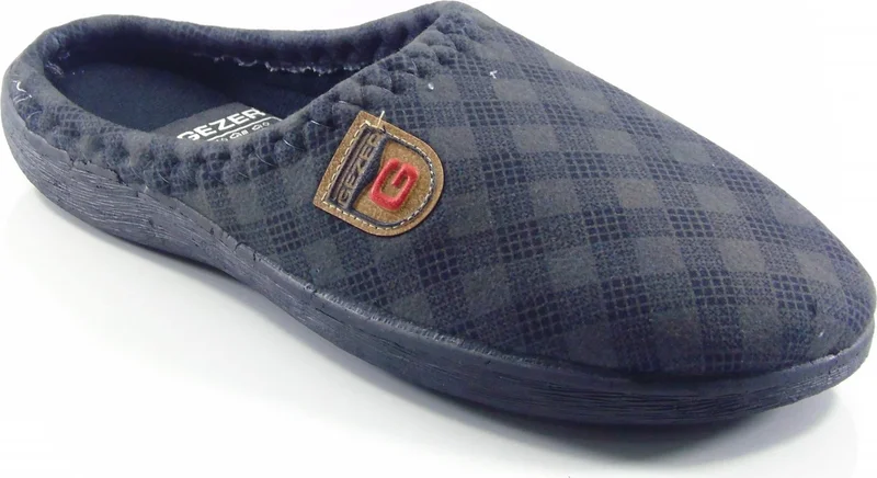 Gezer Winter Men's Slippers Black - 12676