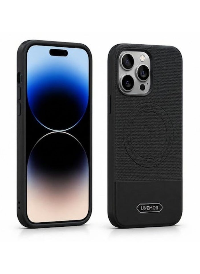 يونيمور Unemor iPhone 15 Pro Max Case leather