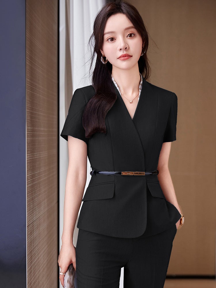 Professional Temperament Goddess Style Workwear Women'S Suit Fashion Ol Commuter Host Business Formal Wear Workwear Business Wear - Image 3
