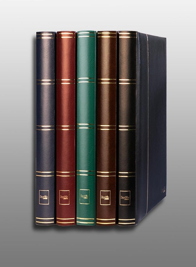 Prophila Collection ألبوم طوابع بروفيلا، 60 صفحة بيضاء، غلاف أحمر مبطن - Image 4
