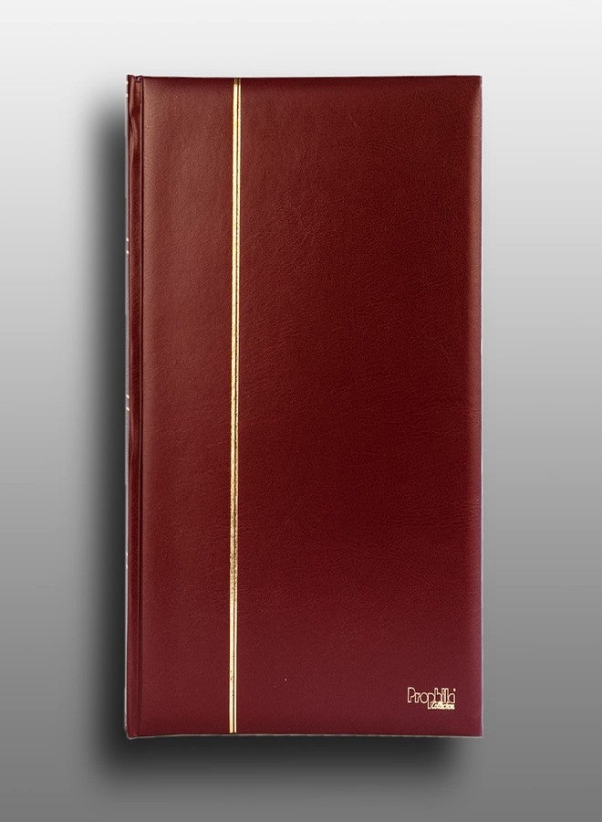 Prophila Collection ألبوم طوابع بروفيلا، 60 صفحة بيضاء، غلاف أحمر مبطن - Image 2