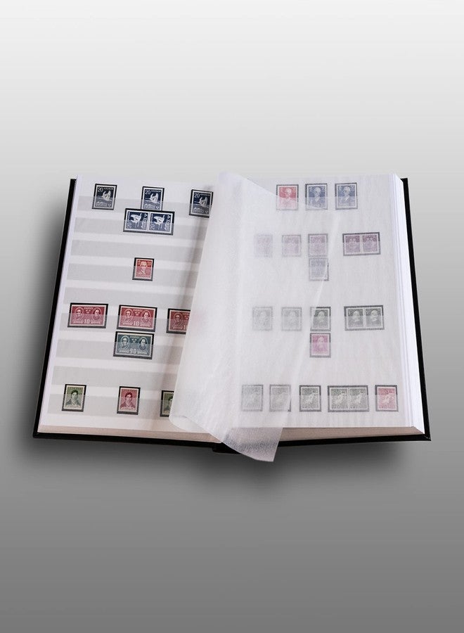 Prophila Collection ألبوم طوابع بروفيلا، 60 صفحة بيضاء، غلاف أحمر مبطن - Image 3