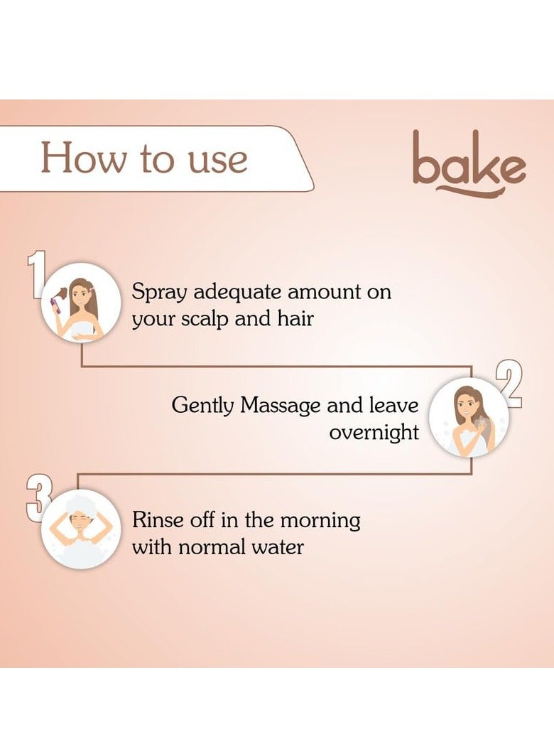 BAKE Rosemary Oil Hair Growth Serum Spray with Rice Water & Methi Dana | For Hair Fall, Hair Regrowth & Keratin Treated | Strengthen Hair Follicles | For Women & Men | 100ml (Rosemary Spray - 100ml) - Image 5