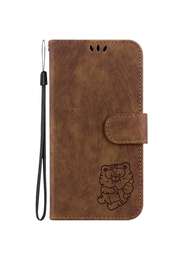 S-TOP Case For Honor Play 60 Plus Little Tiger Embossed Leather Phone Case - Image 2
