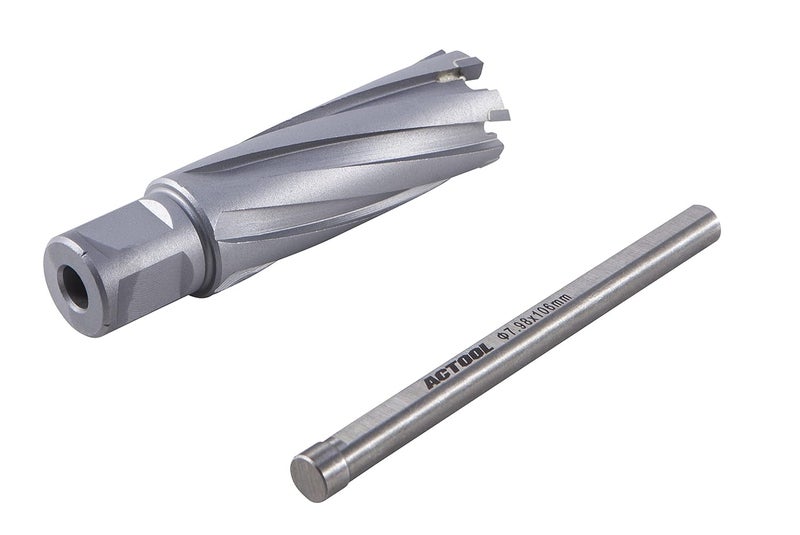 ACTOOL 15/16'' Diameter x 2'' Depth of Cut Carbide Tipped TCT ANNULAR Cutter with 3/4'' Weldon Shank - Image 4