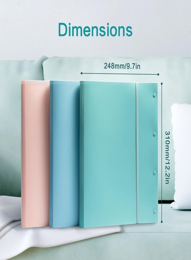 ام اند جي مجلد M&G بحجم A3 ذو 30 جيبًا مع أكمام بلاستيكية (أزرق)، كتاب عرض تقديمي، حافظة أعمال فنية متينة مقاس 19.6 × 12.2 بوصة مع واقيات شفافة للأوراق الفنية، منظم مستندات - Image 3